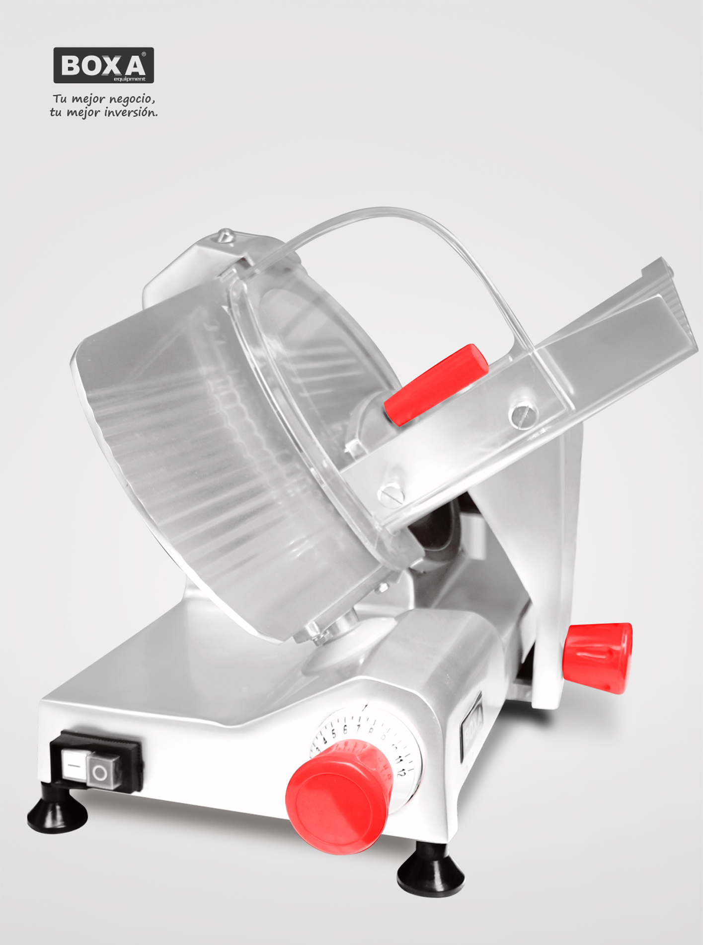 Cortadora de Embutidos Jamón y Queso 220mm - BOXA • RYUSAC